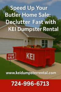 KEI Dumpster Rental Home Sale Butler