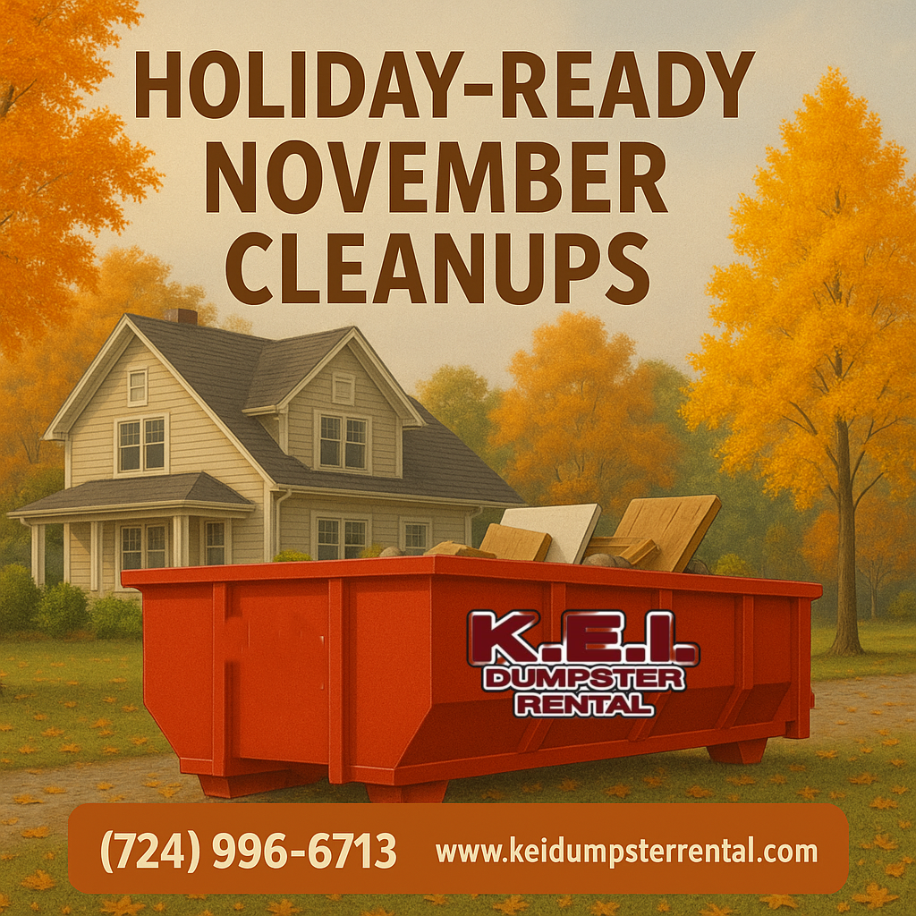 kei dumpster rental november