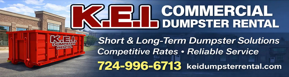 kei commercial dumpster rental banner