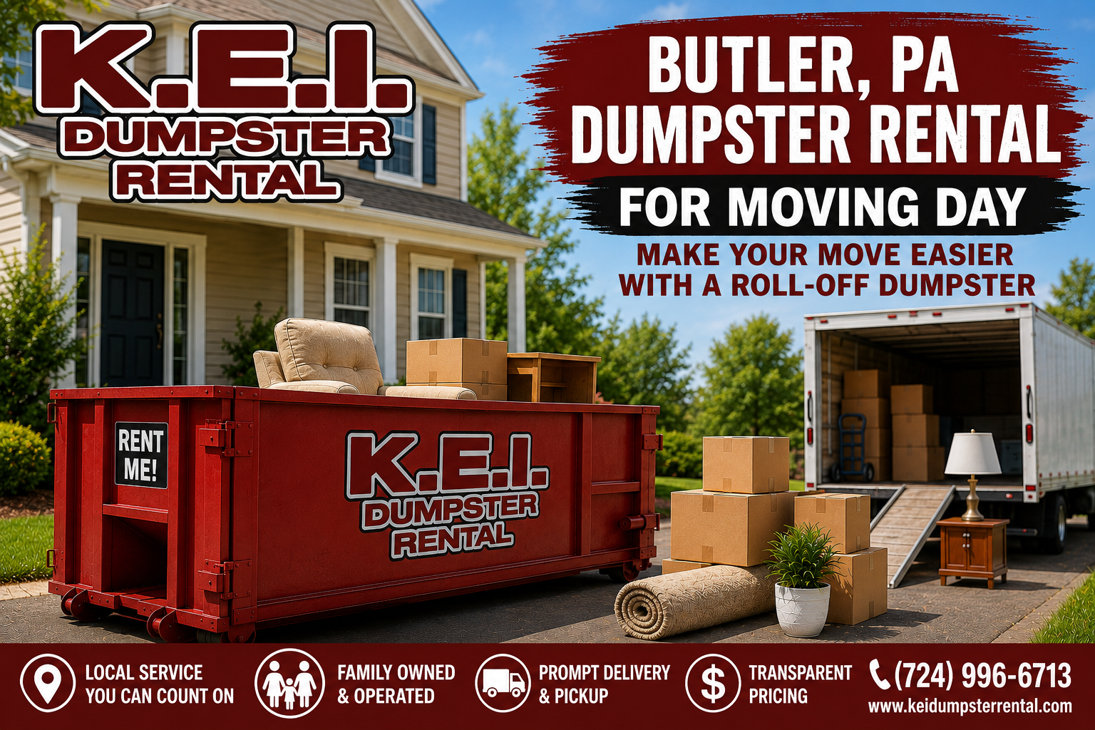 kei dumpster rental moving